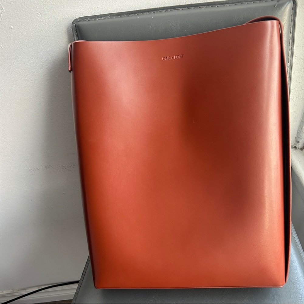 Oak + Fort Leather Tote Bag